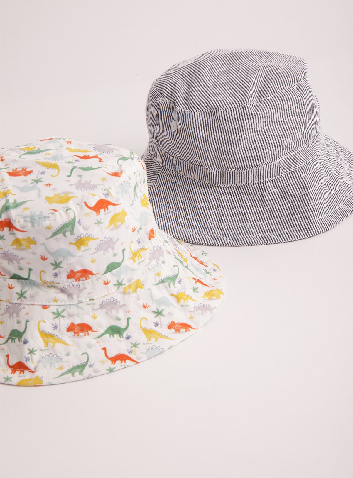 Stripe & Dinosaur Print Sunsafe Bucket Hat 2 Pack Review