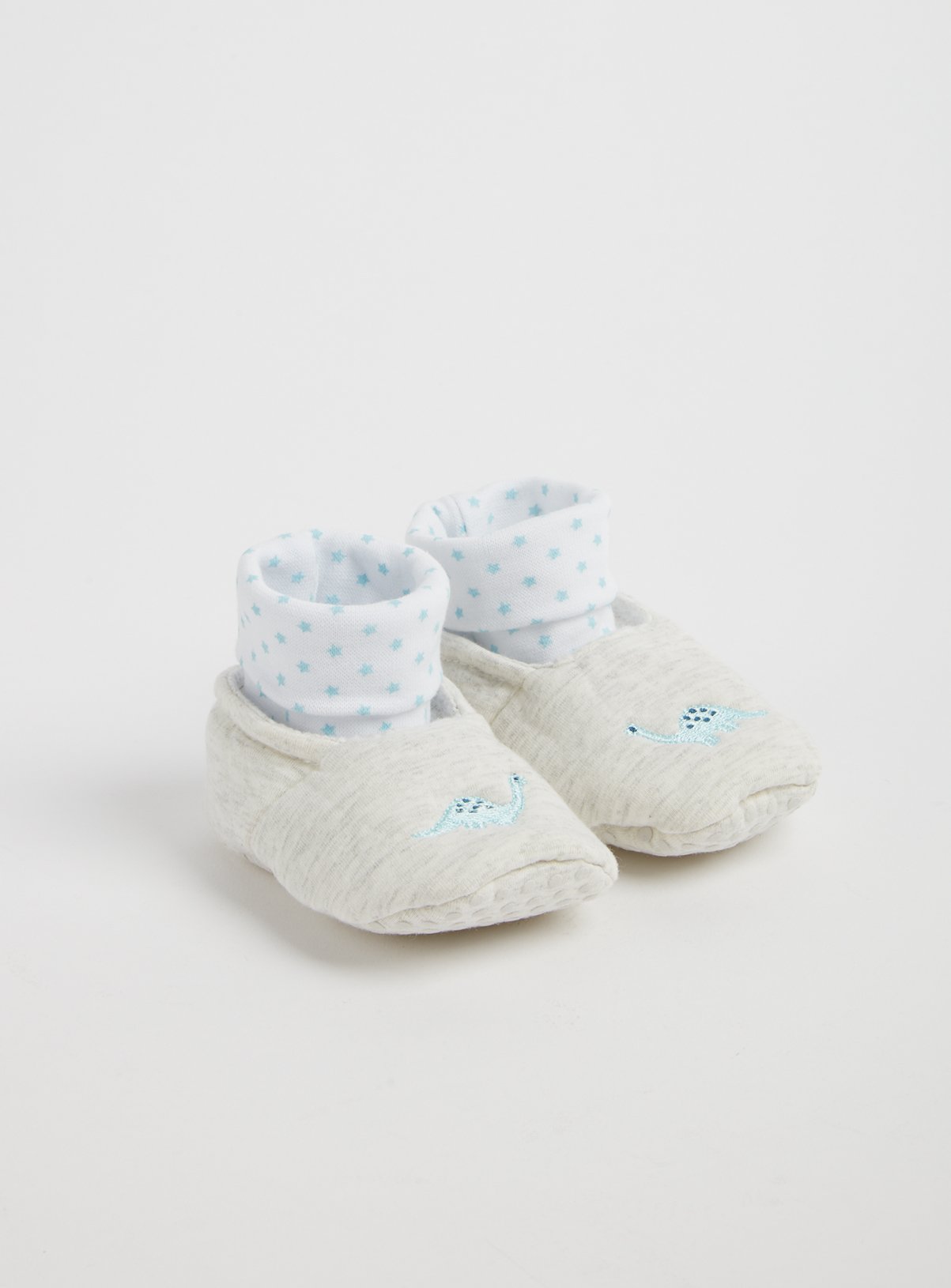dinosaur baby booties