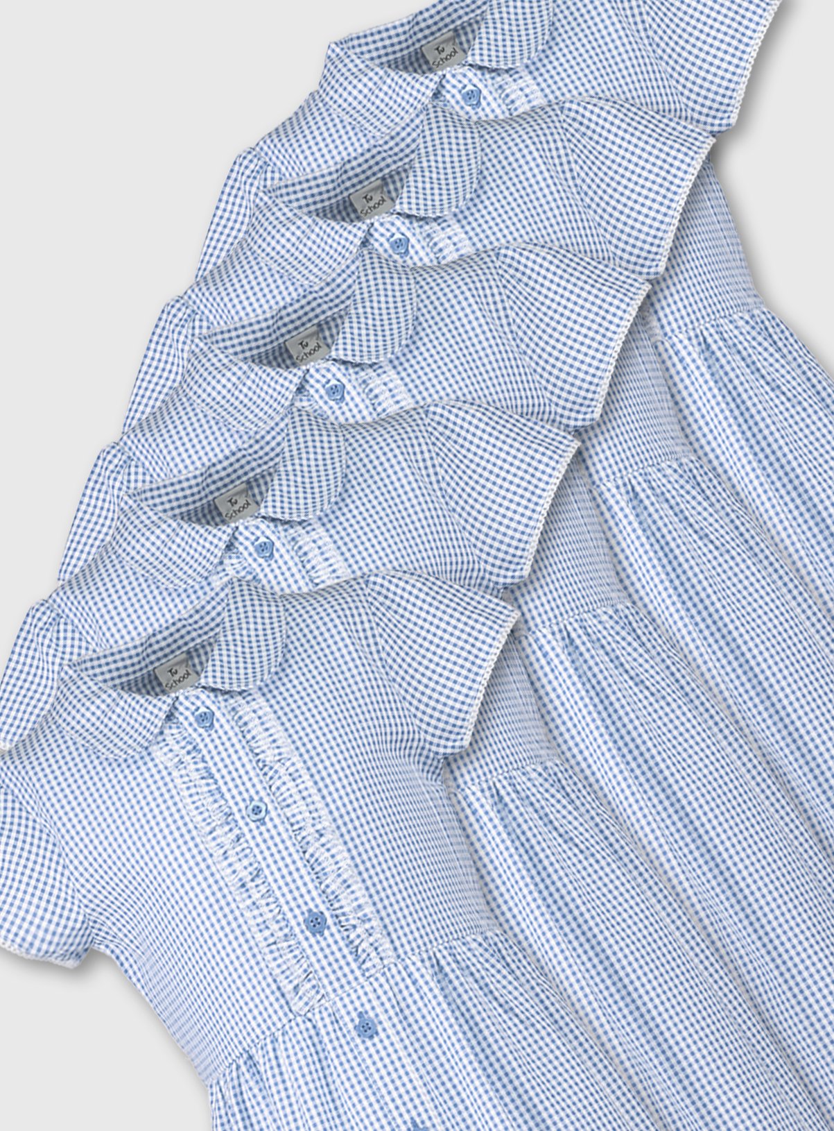 Blue Classic Gingham School Dress 5 Pack Review