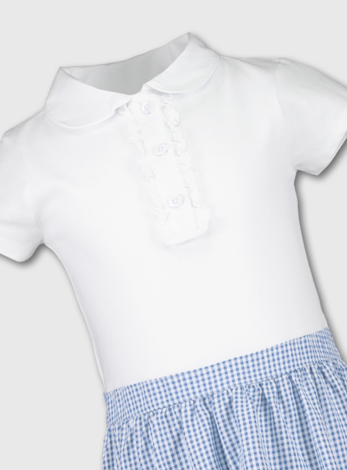 Blue Gingham School T-Shirt Dress Review