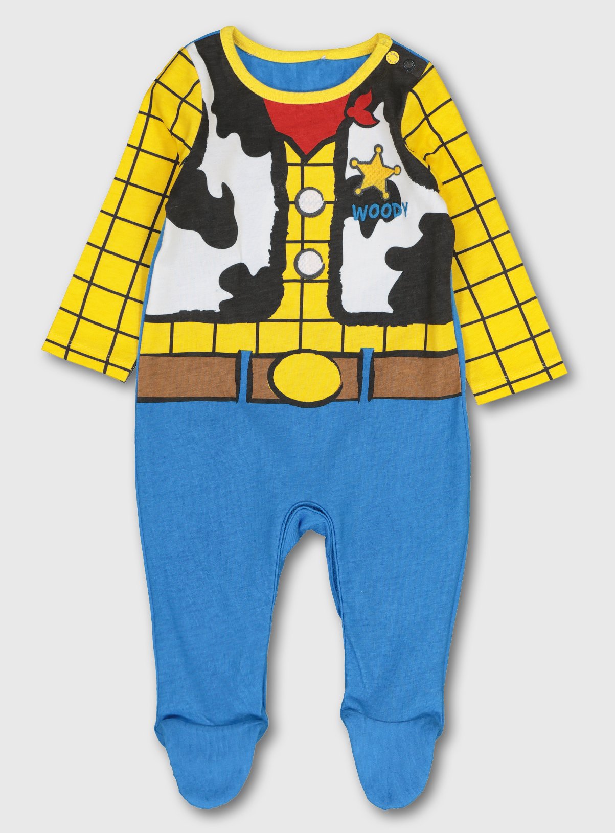 Disney Toy Story Woody Blue & Yellow Sleepsuit Review