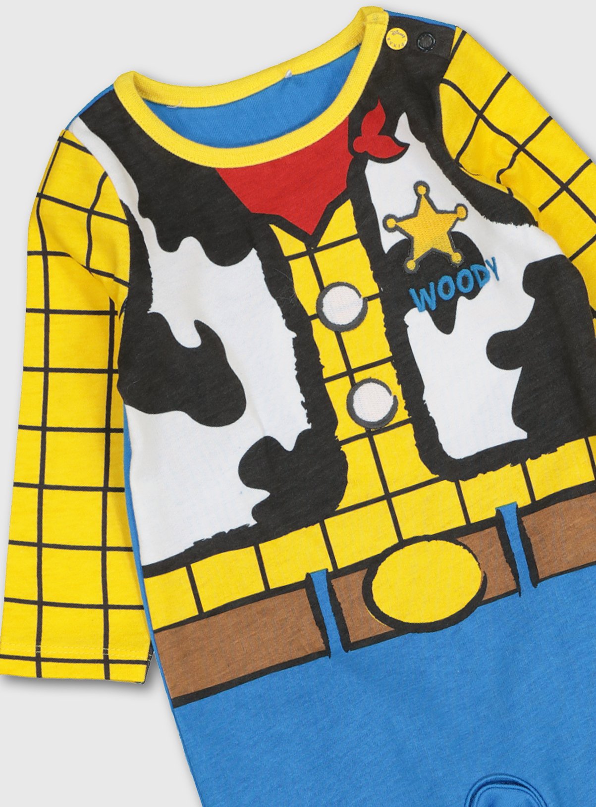 Disney Toy Story Woody Blue & Yellow Sleepsuit Review