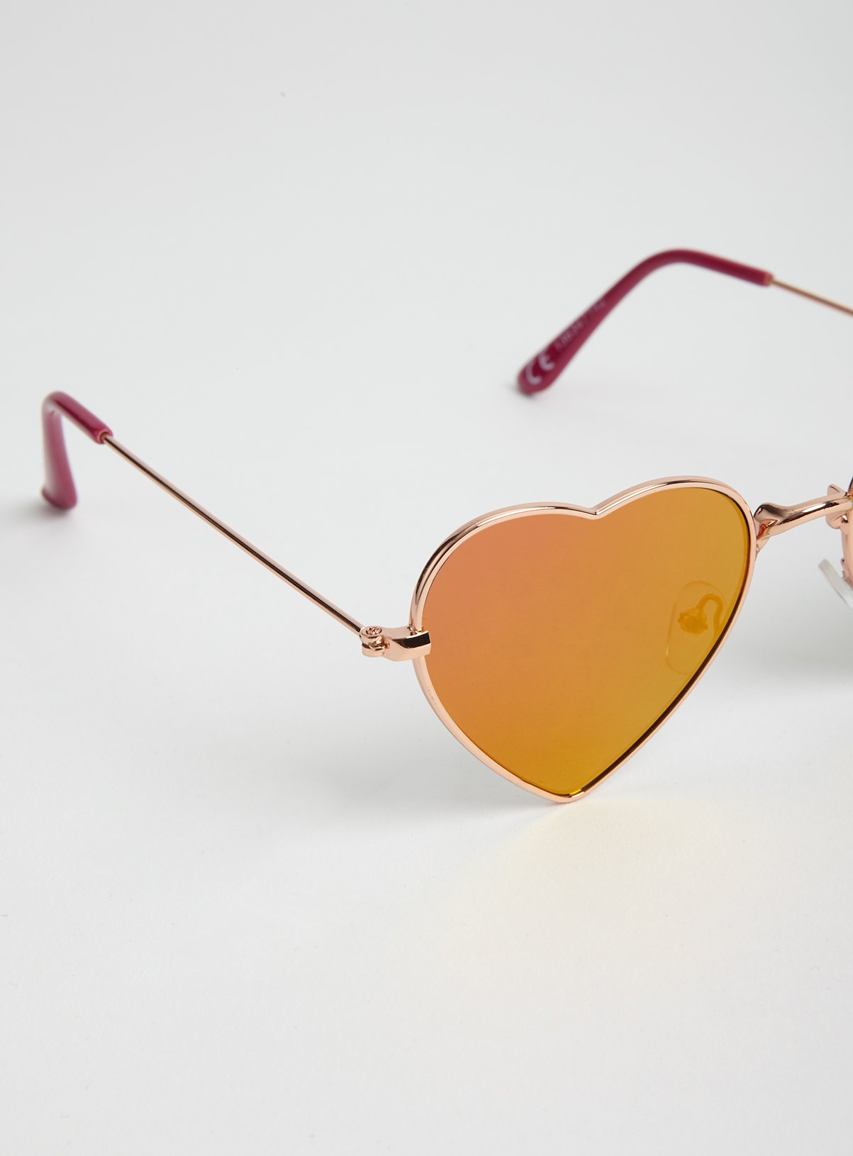 Rose Gold Heart Mirrored Sunglasses Review