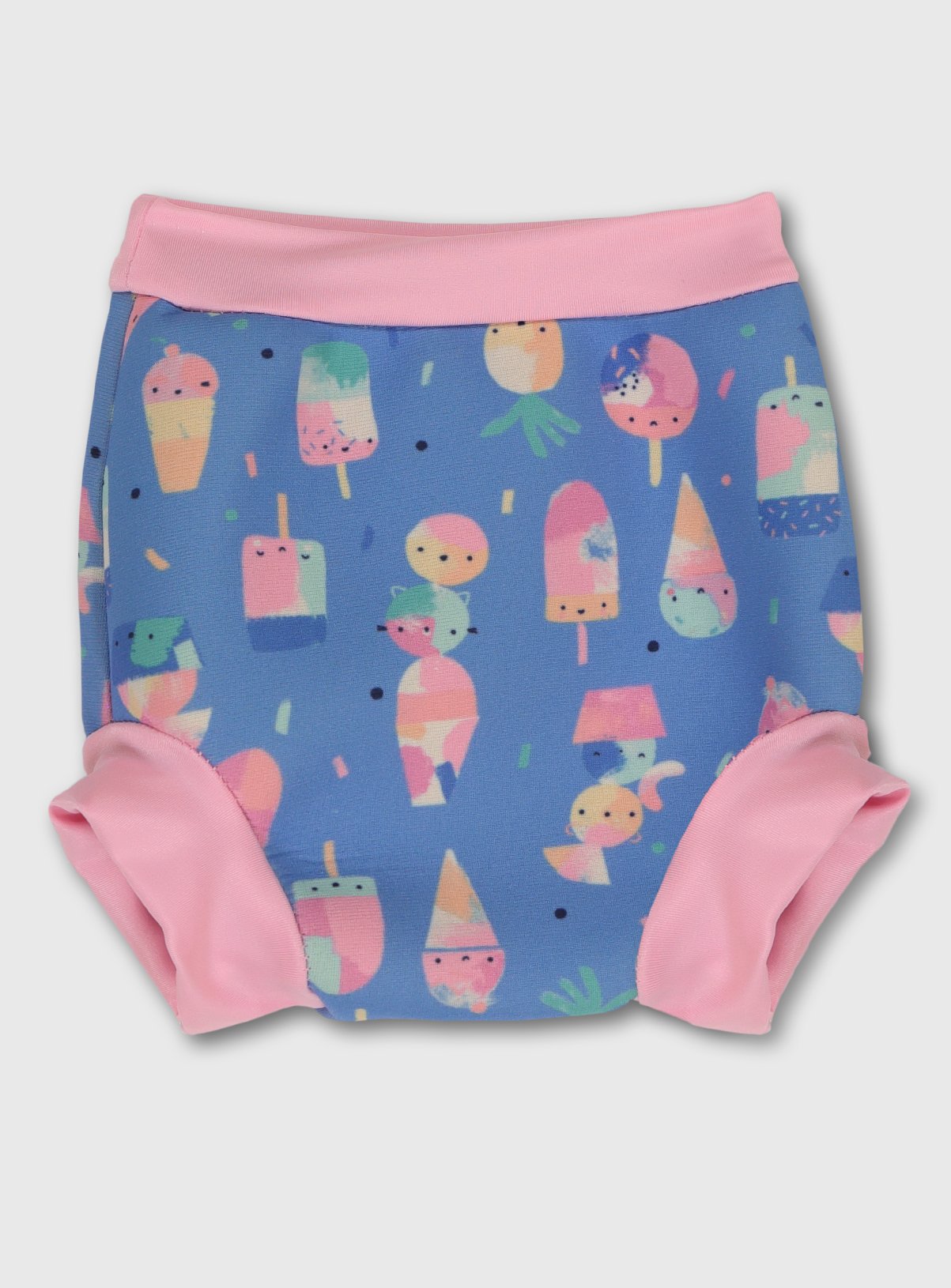 Blue Ice Cream Print Swim Nappy Review