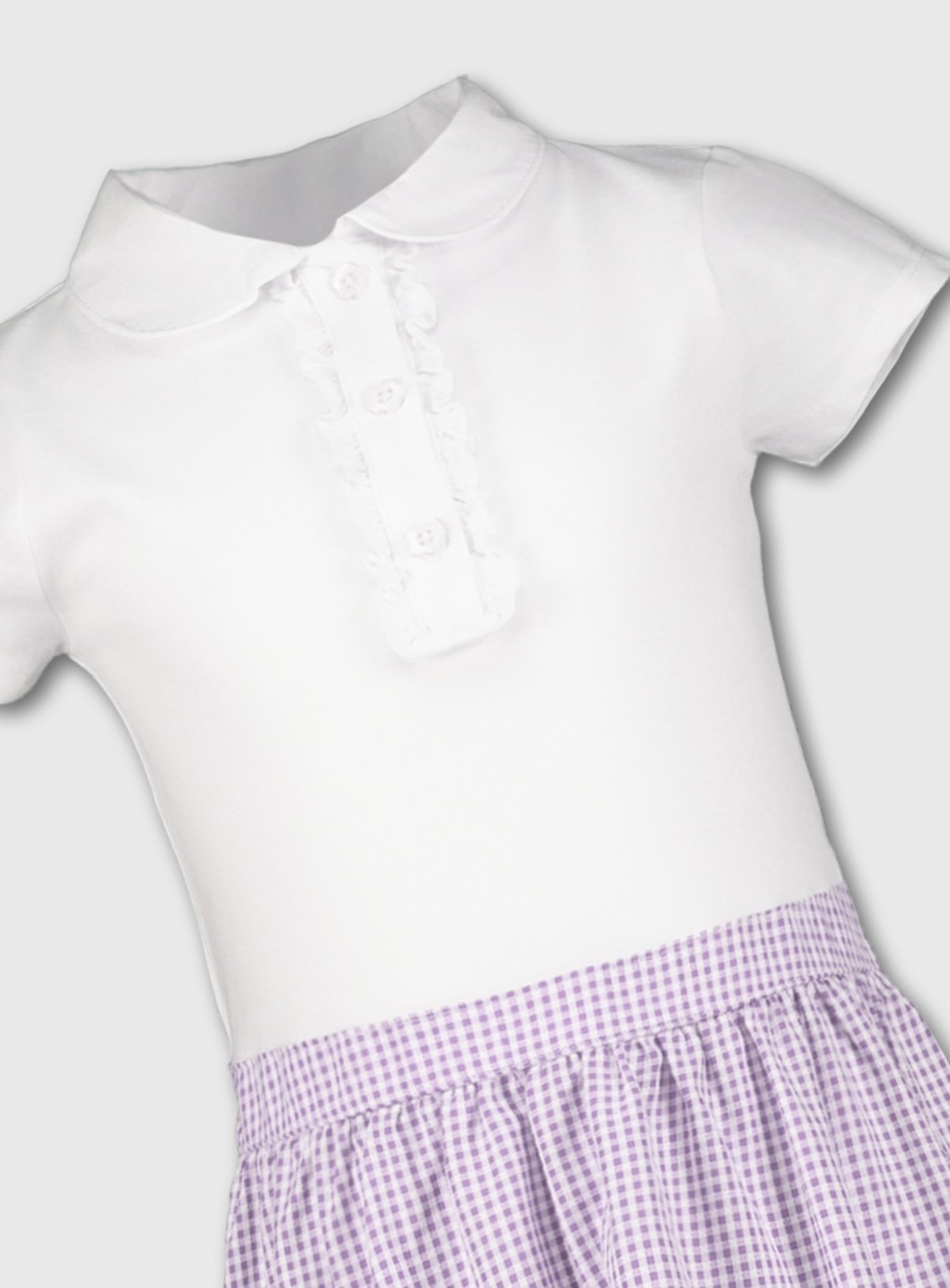 Lilac Gingham School T-Shirt Dress Review