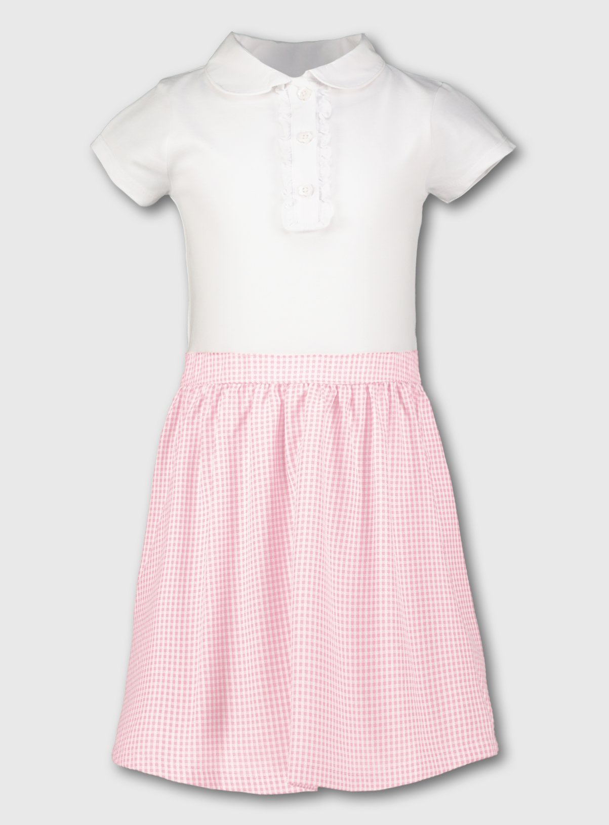 Pink Gingham School T-Shirt Dress Review