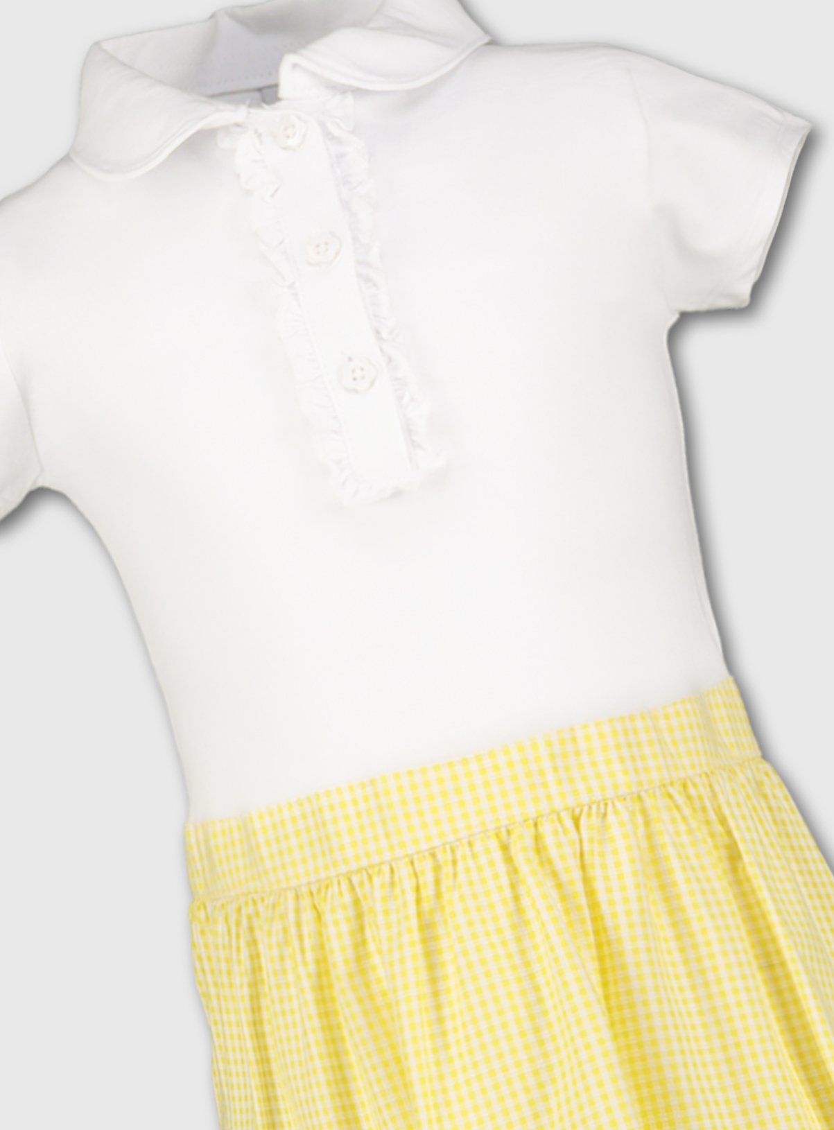 Yellow Gingham School T-Shirt Dress Review