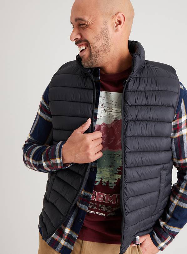 Buy Black Eco Thermolite Narrow Quilt Gilet S Coats and jackets Argos