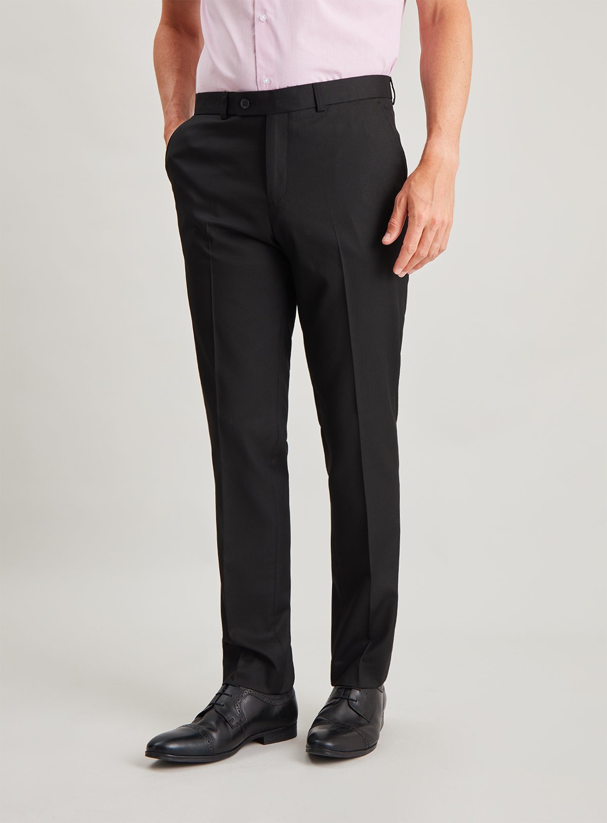 Black Slim Fit Trousers With Stretch Review