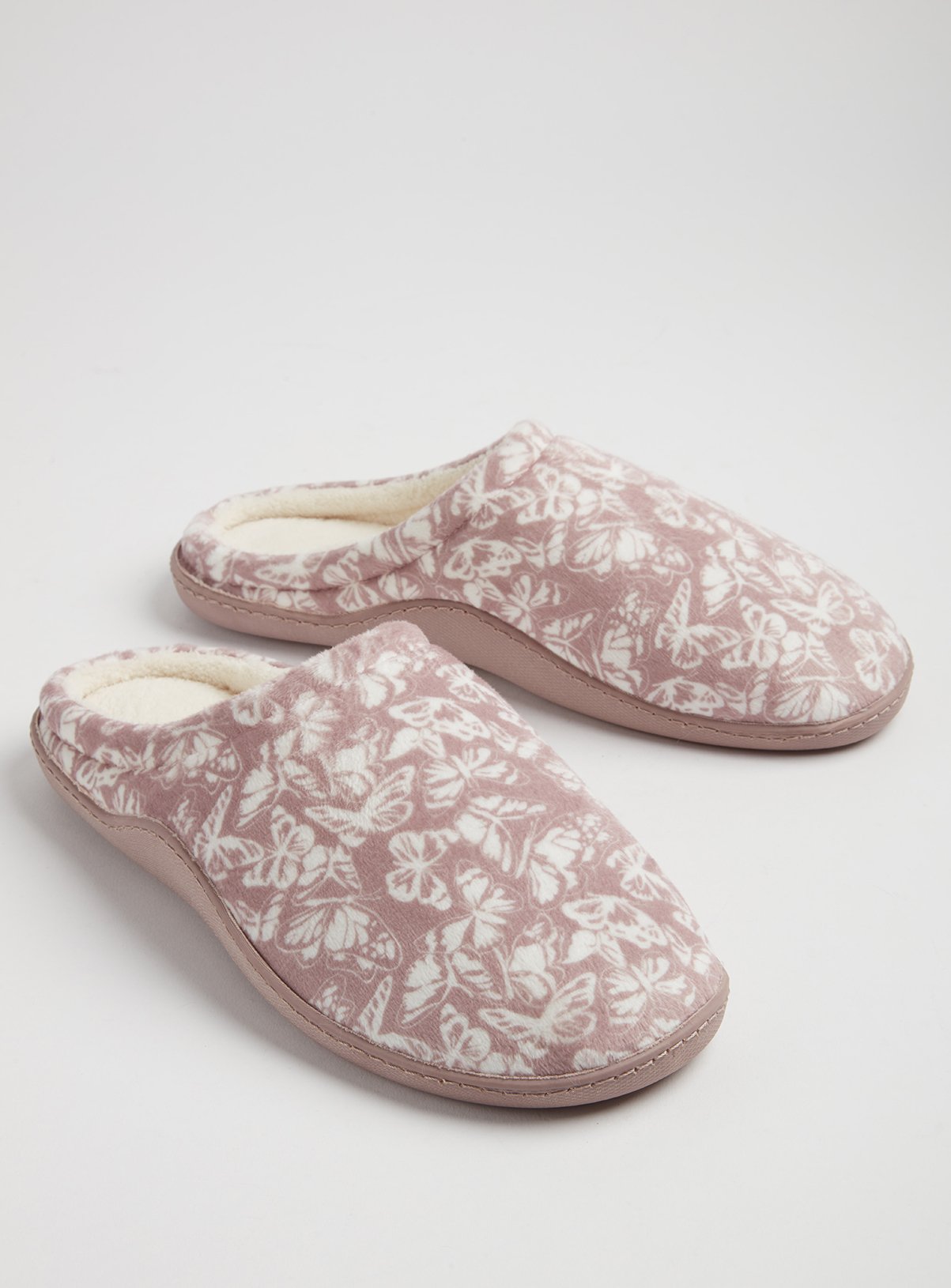 pink mule slippers