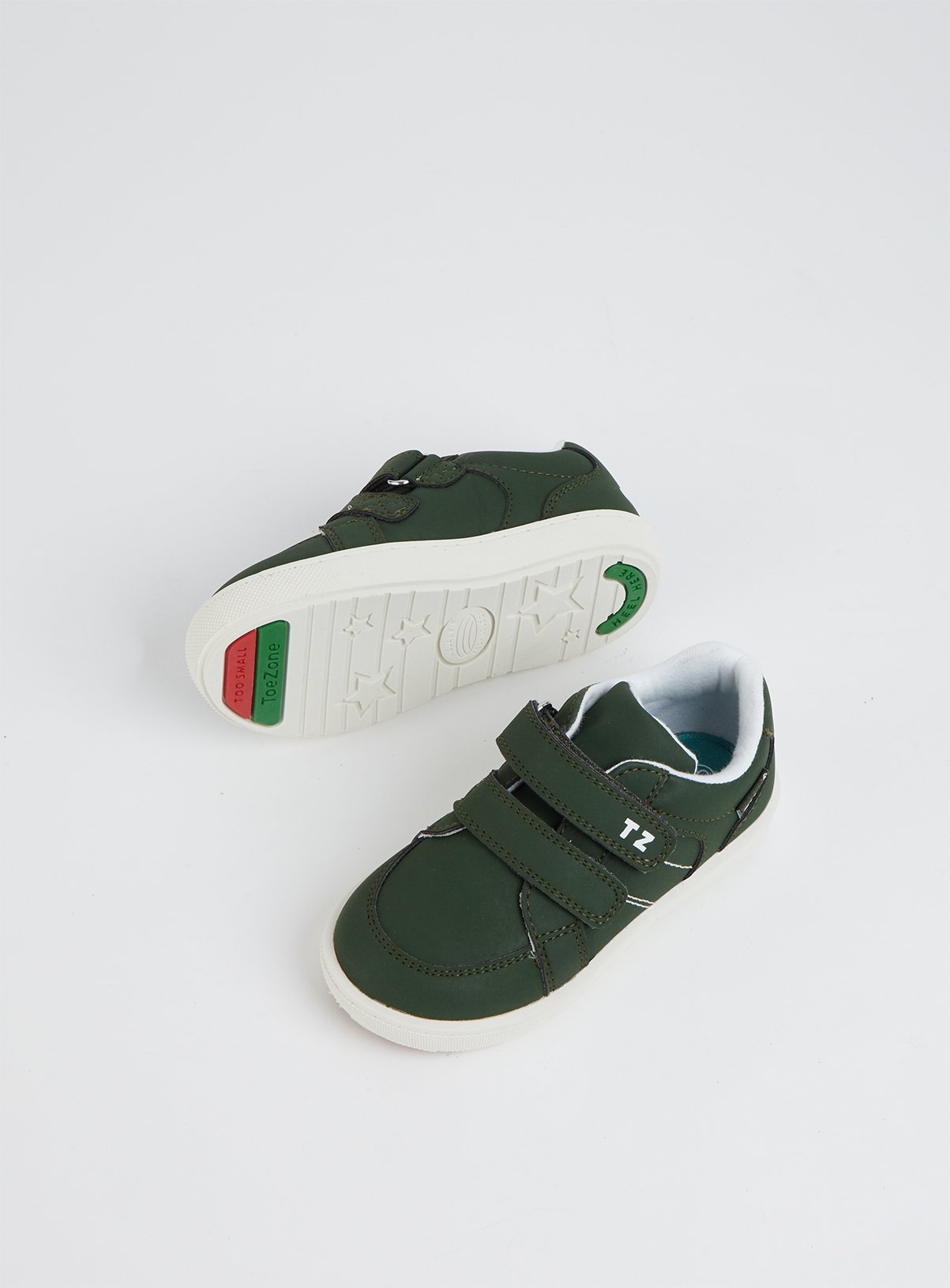 infant khaki trainers