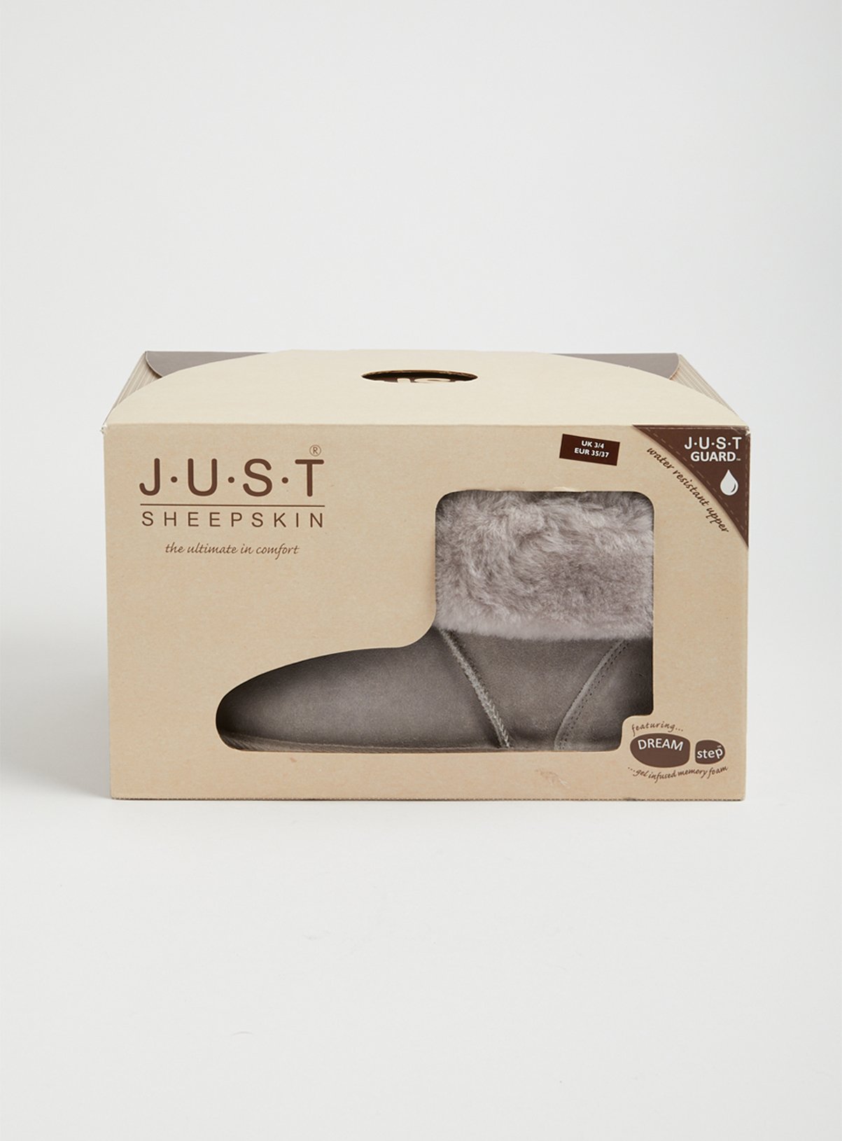 JUST SHEEPSKIN Grey Dove Boot Slippers Review