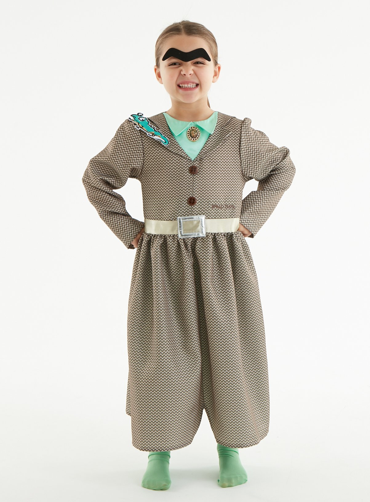 Roald Dahl Miss Trunchbull Brown Costume Review