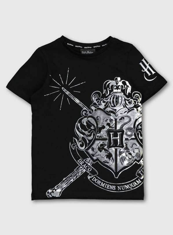 Buy Harry Potter Black Sliver Graphic T Shirt 5 Years T Shirts Argos