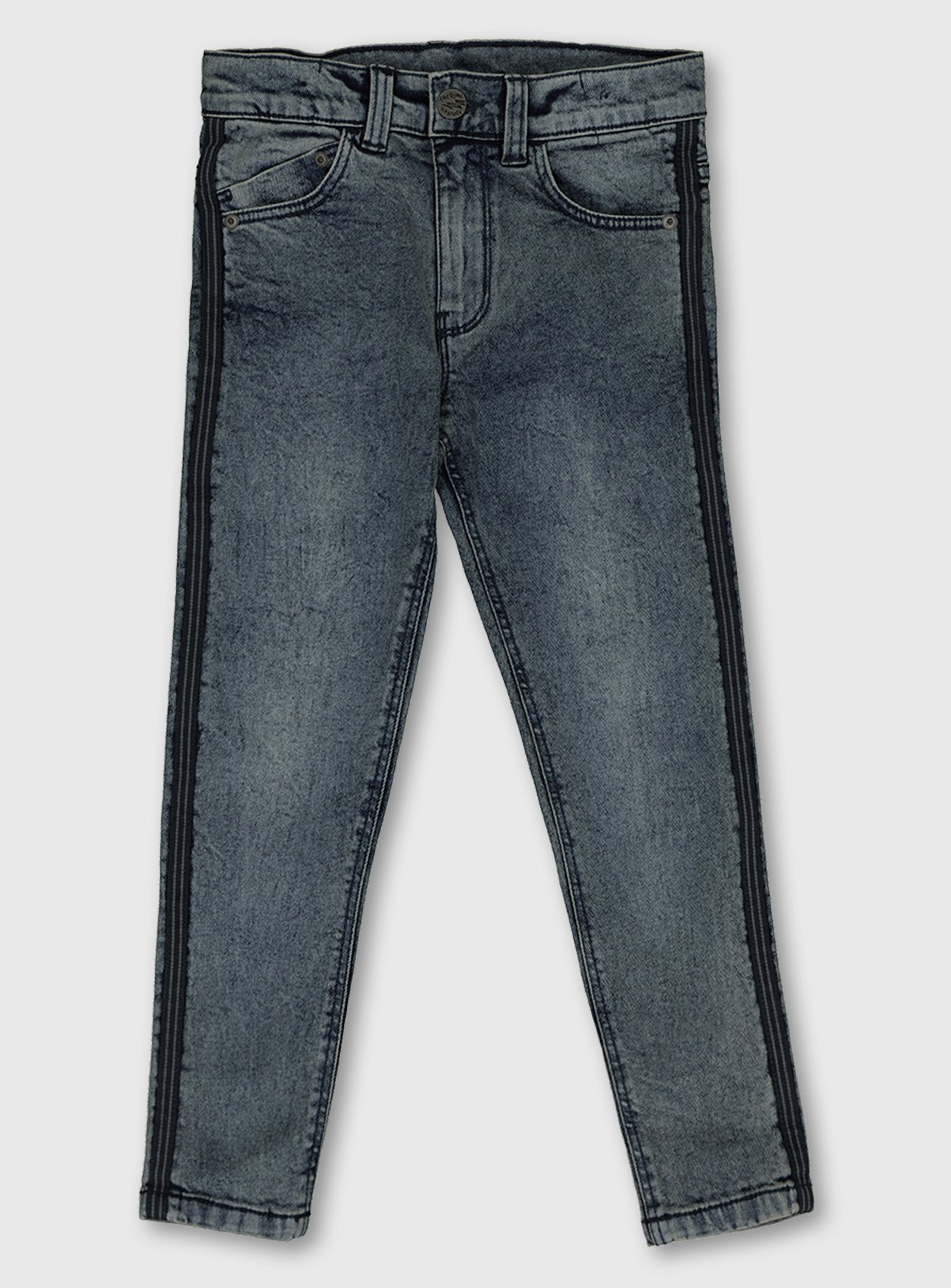 denim side tape jeans