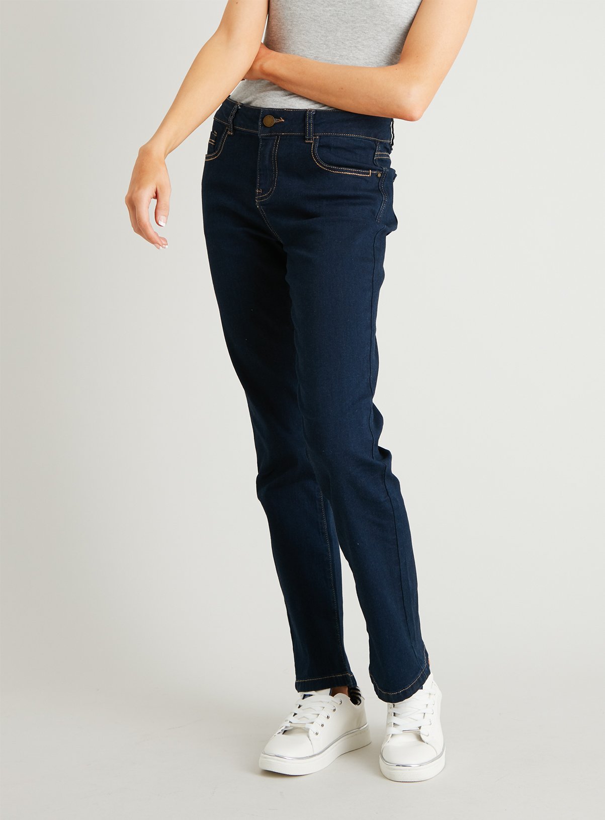 petite dark wash jeans