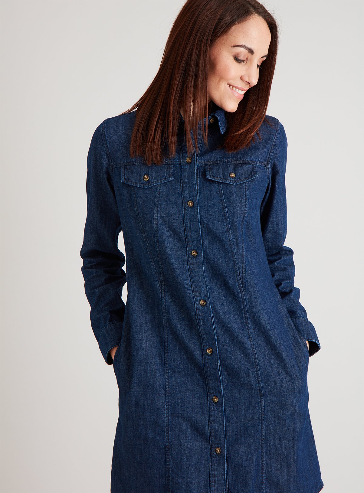 sainsburys denim dress