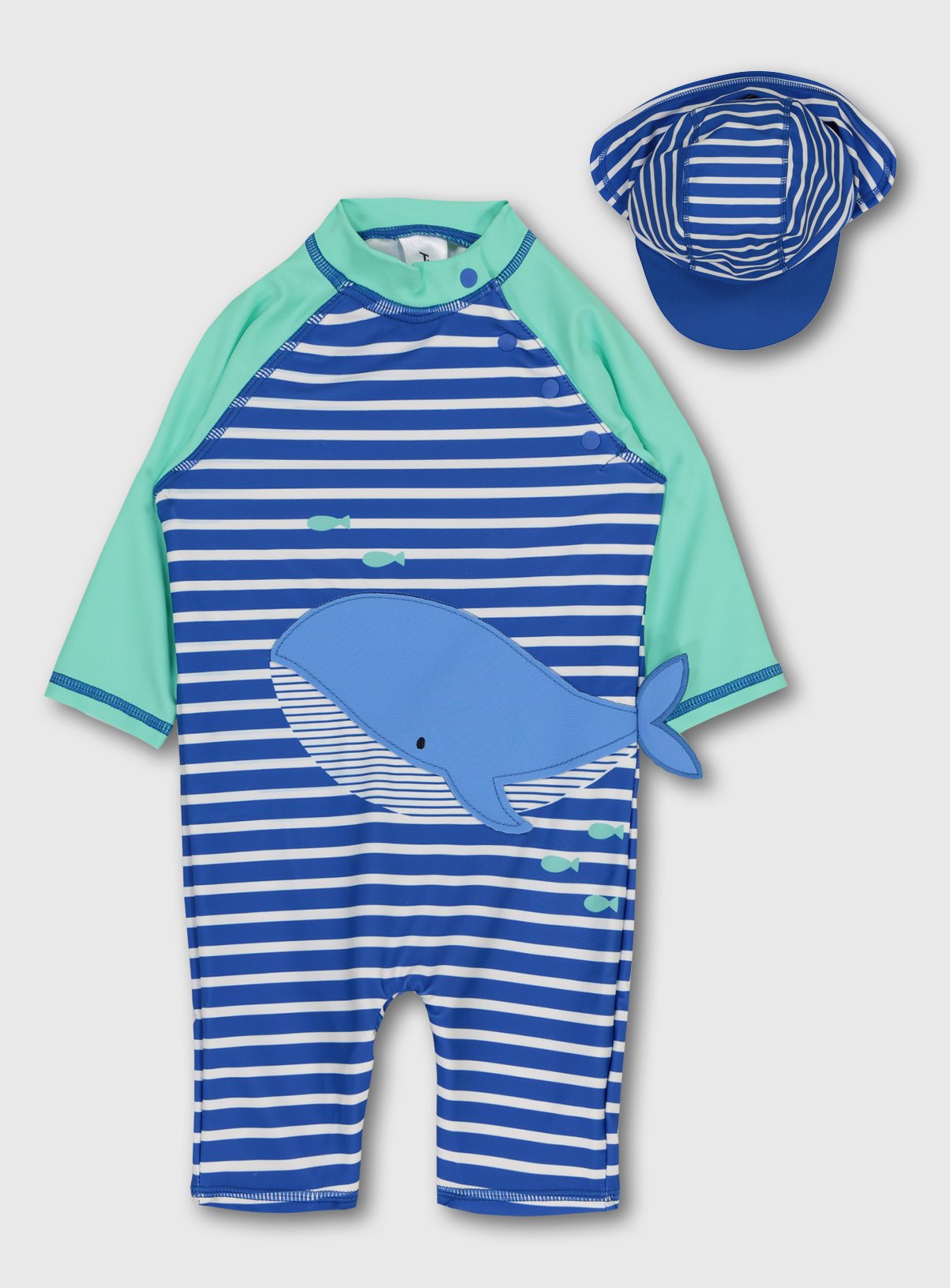 sunsafe suit and hat set