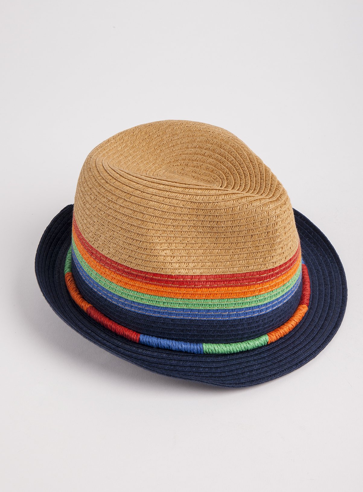 Multicoloured Rainbow Straw Trilby Review