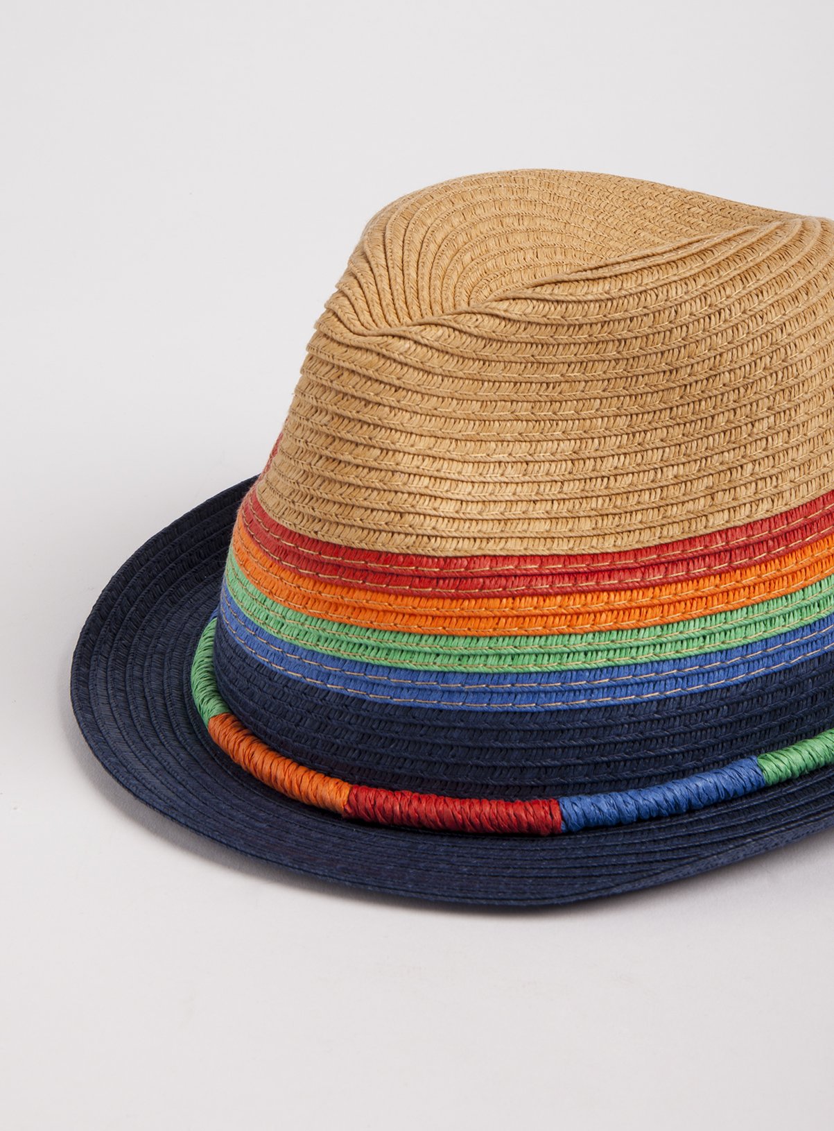 Multicoloured Rainbow Straw Trilby Review