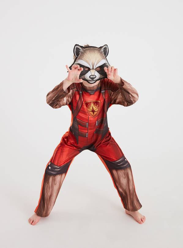 Marvel Guardians Of The Galaxy Rocket Raccoon Costume - 3-4 