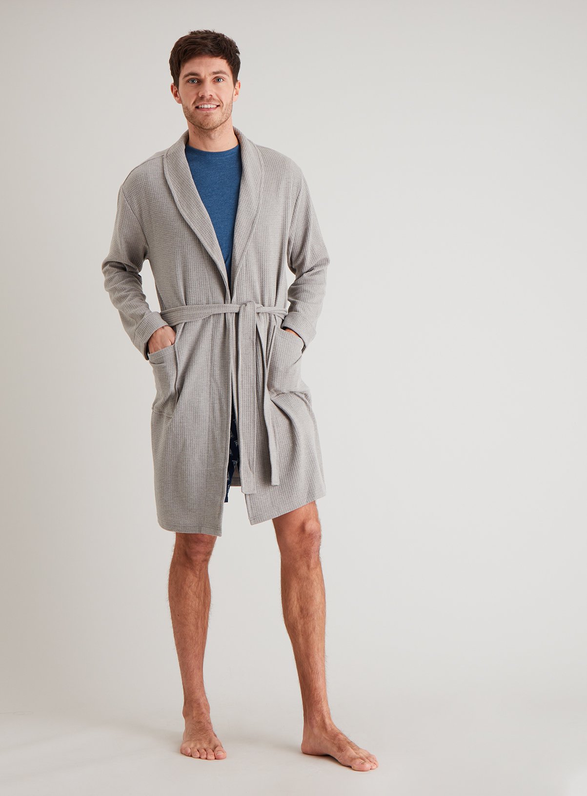 Grey Waffle Dressing Gown Review