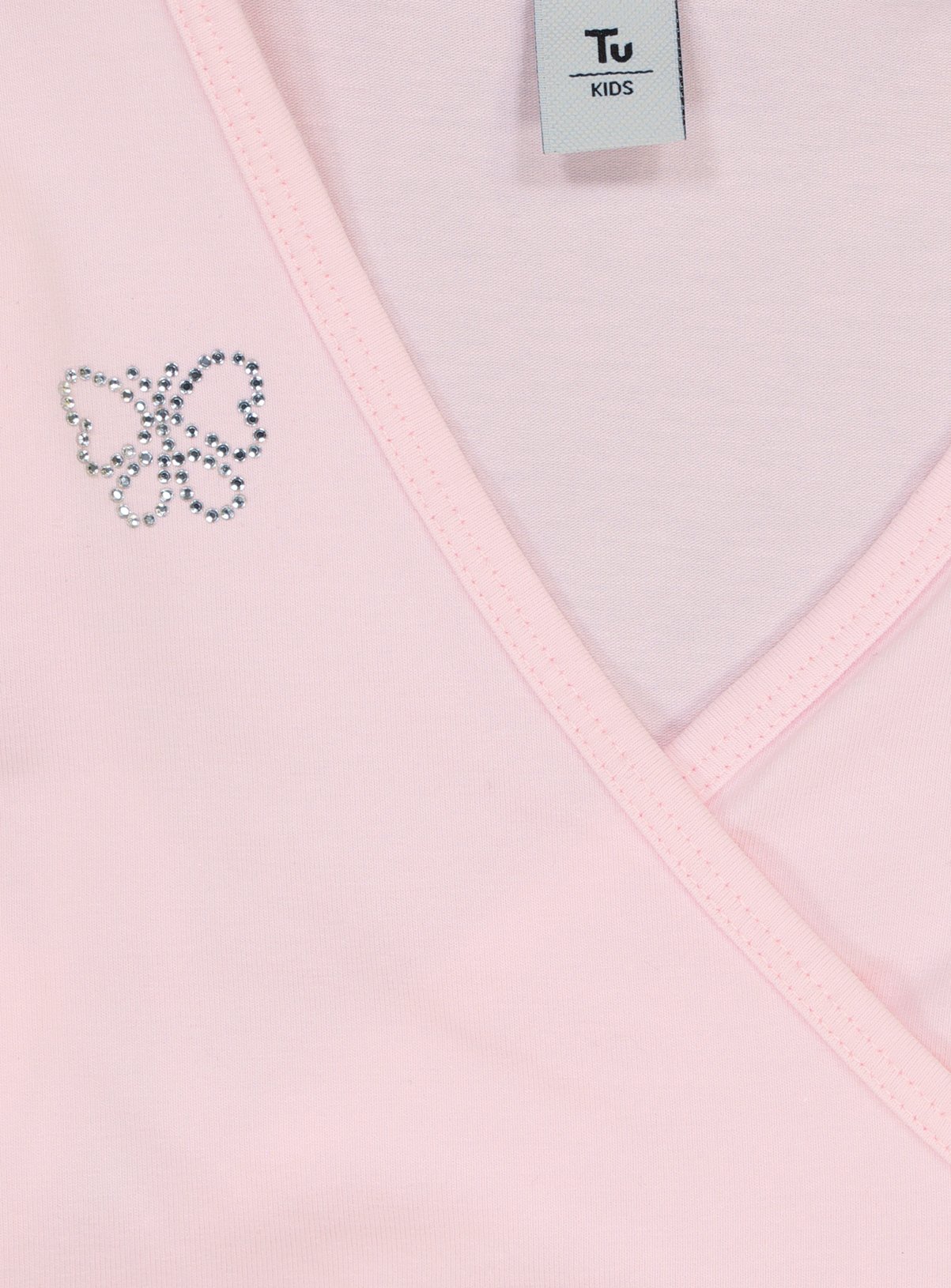 pink ballet wrap cardigan