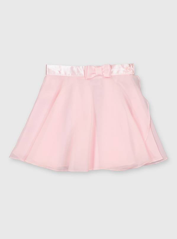 Pink Bow Detail Ballet Skirt - 7 years