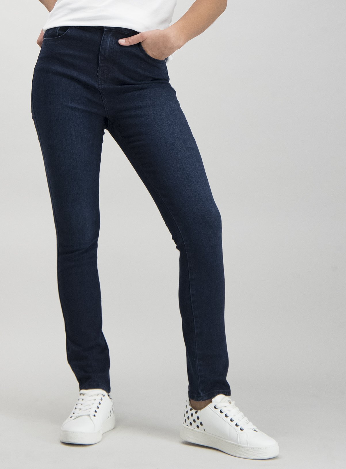 dark blue slim fit jeans women's