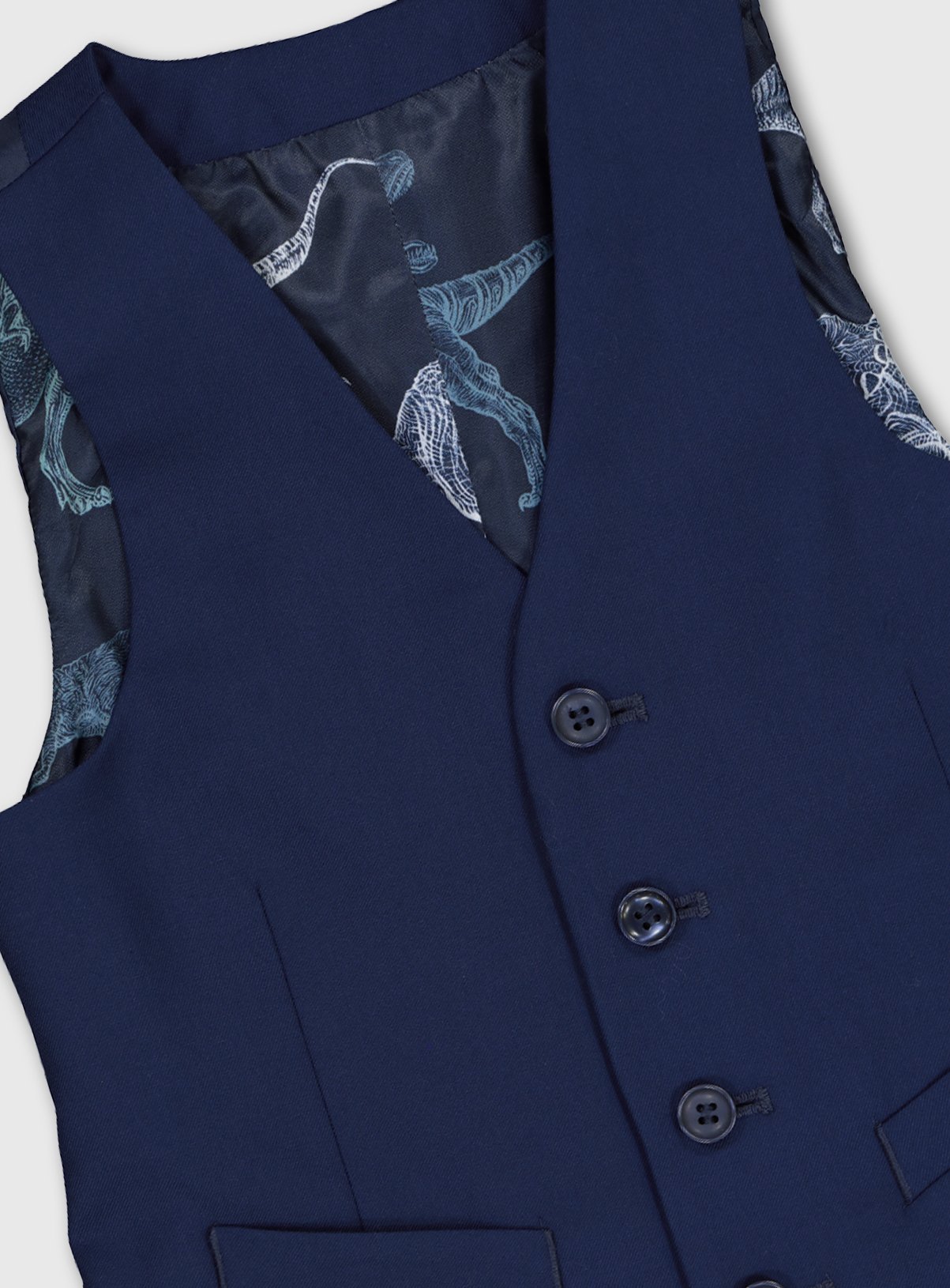 Blue Formal Waistcoat Review