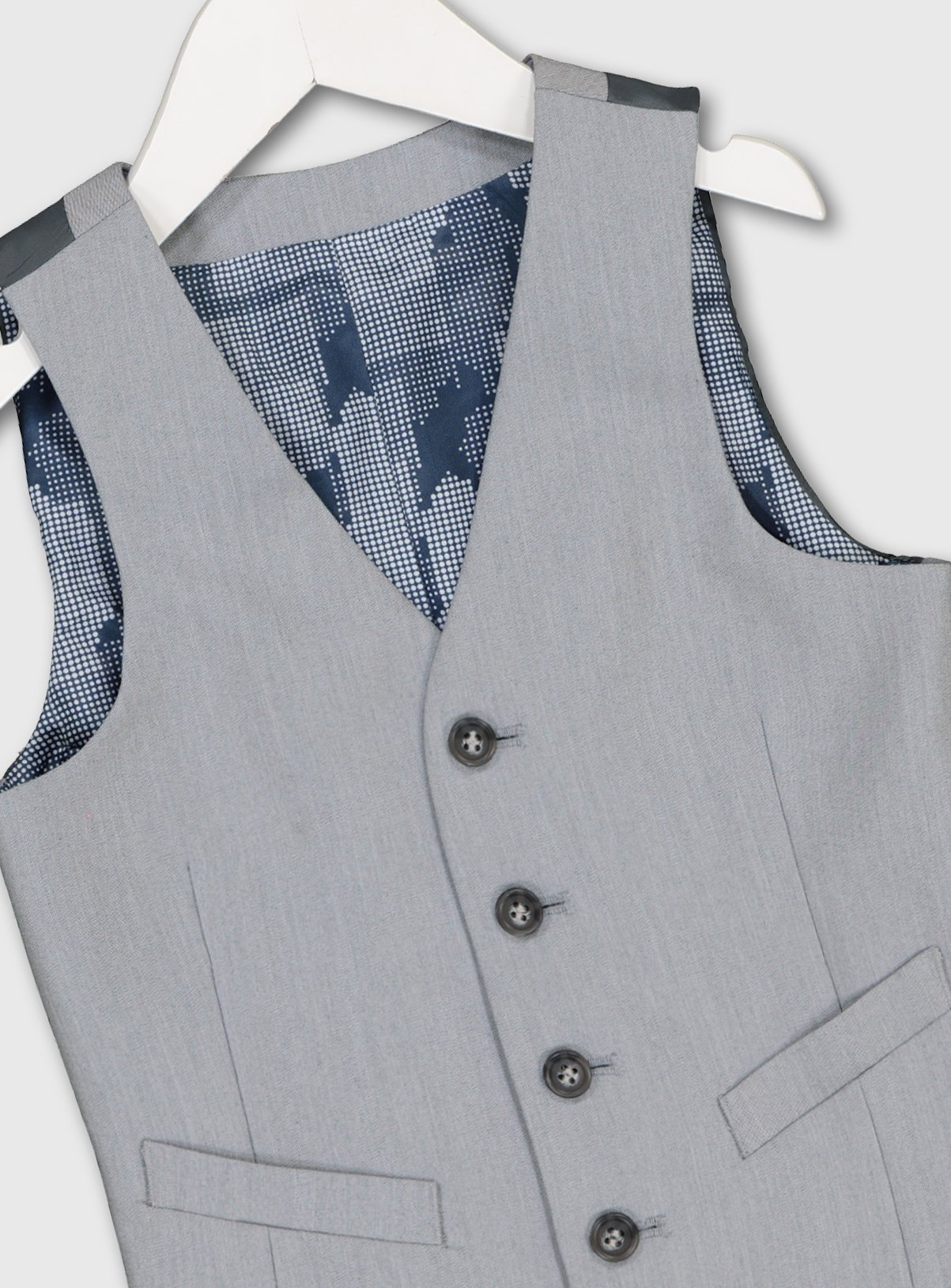 Pale Grey Formal Waistcoat Review