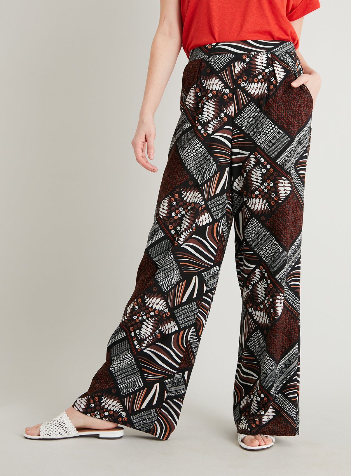 woven wide leg pants for sale, OFF 74%