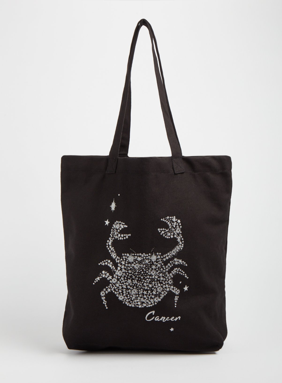 Black Glitter Star Sign Canvas Bag Review