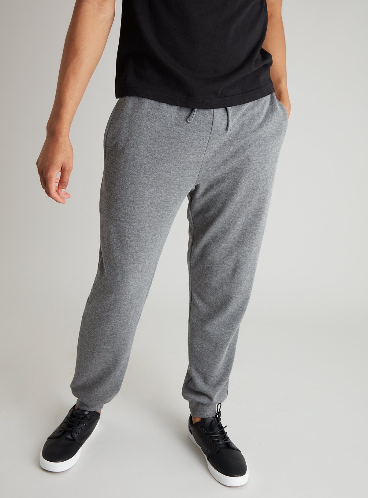 grey joggers xs