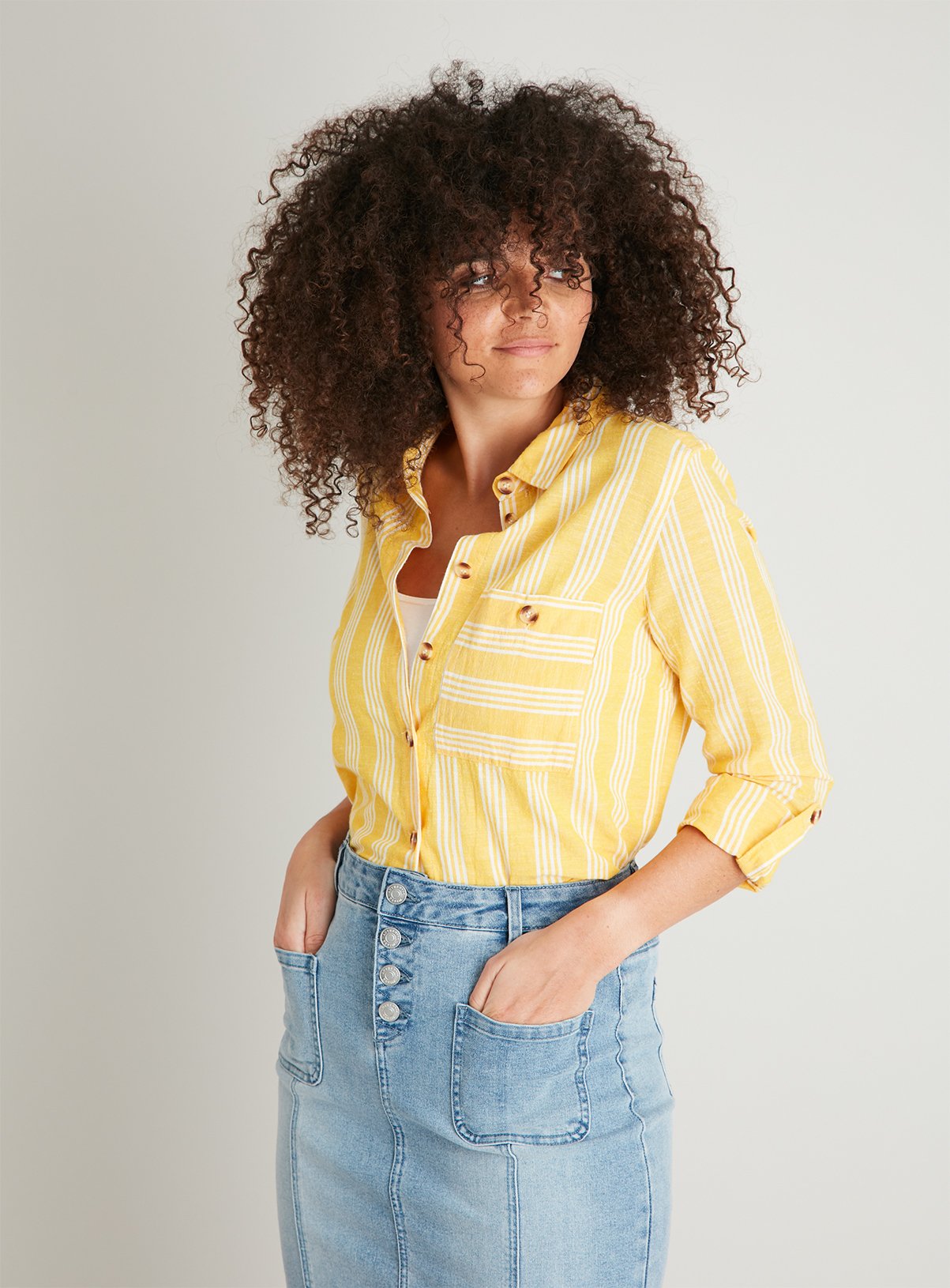 Yellow Deckchair Stripe Shirt With Linen Review