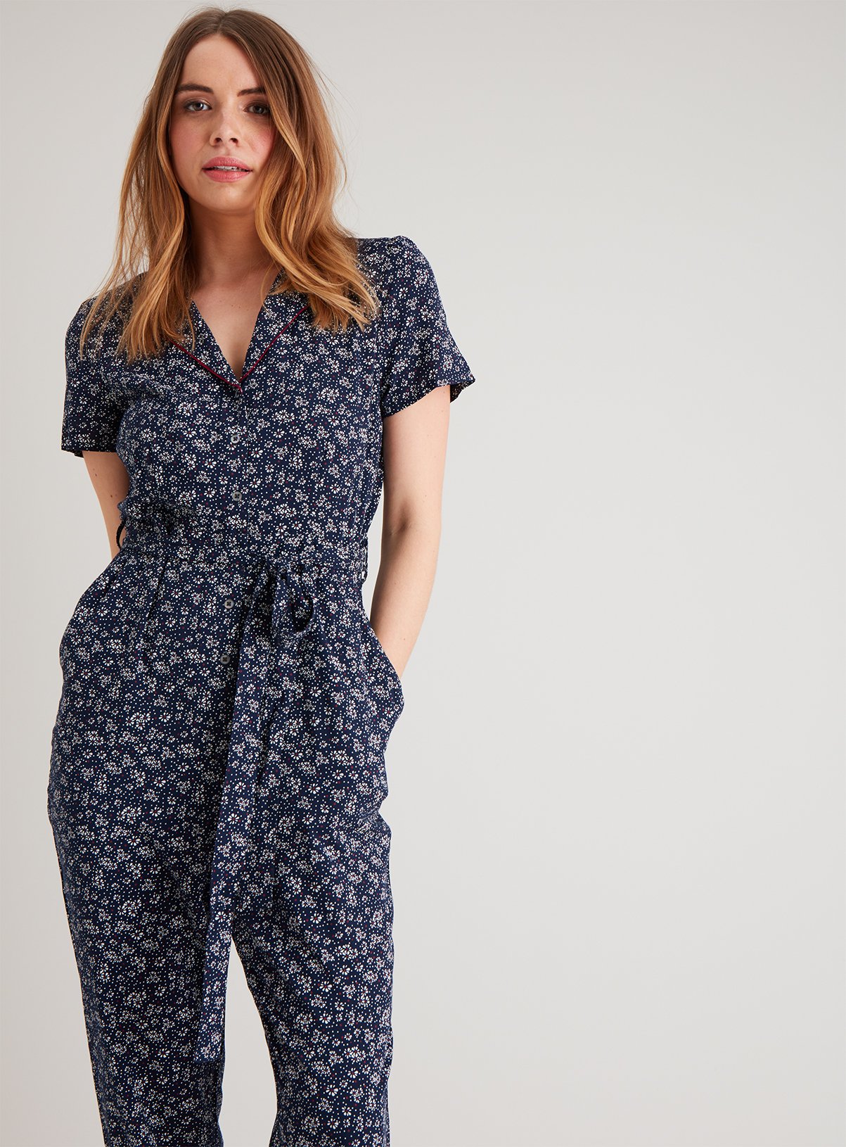 ditsy jumpsuit