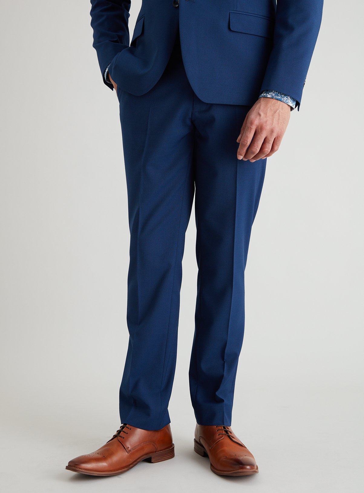 Blue Slim Fit Suit Trousers Review