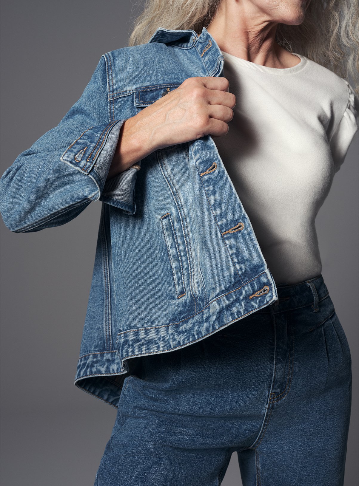 plus size elastic jeans