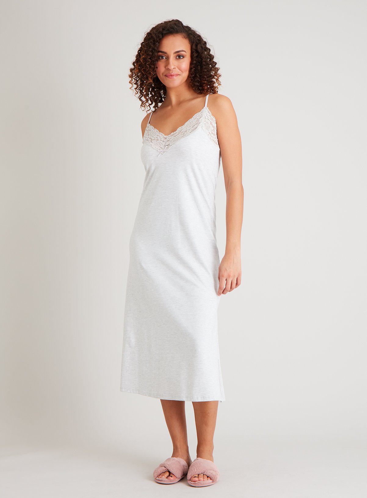 Light Grey Marl Maxi Nightdress Review