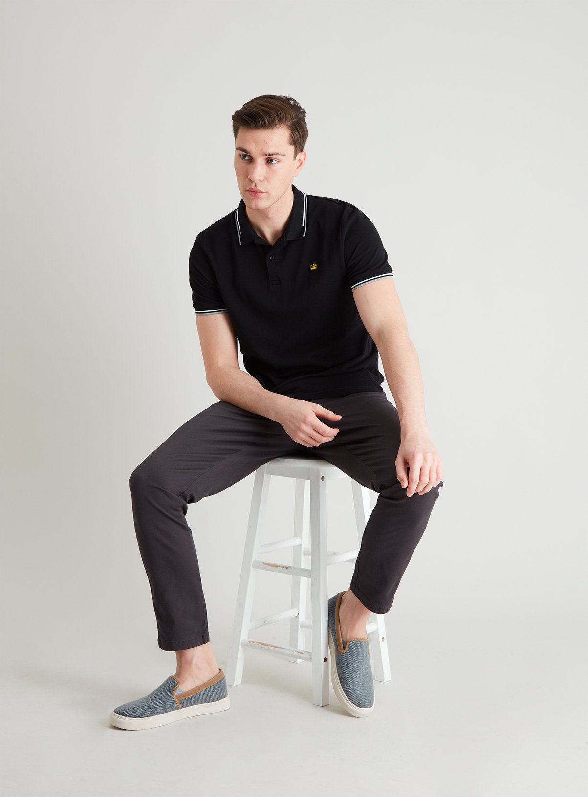 Black Pique Short Sleeve Polo Shirt Review