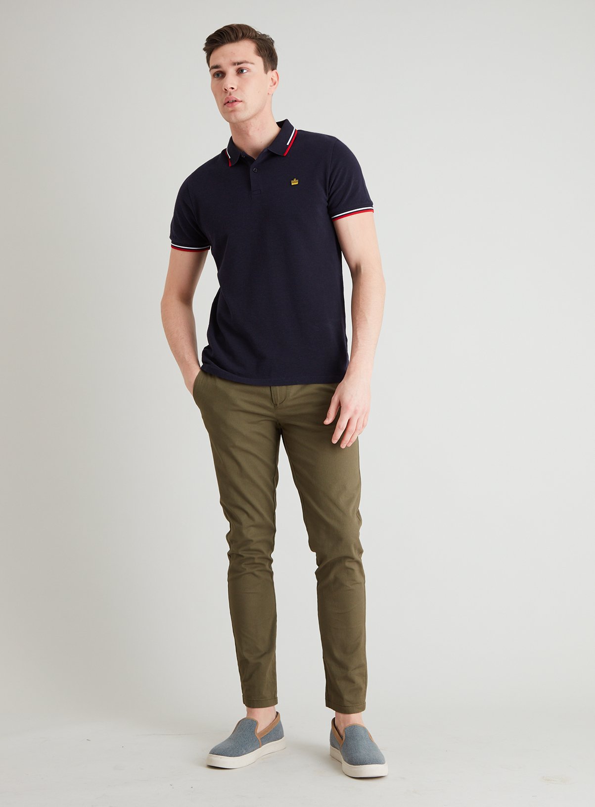 Navy Pique Short Sleeve Polo Shirt Review