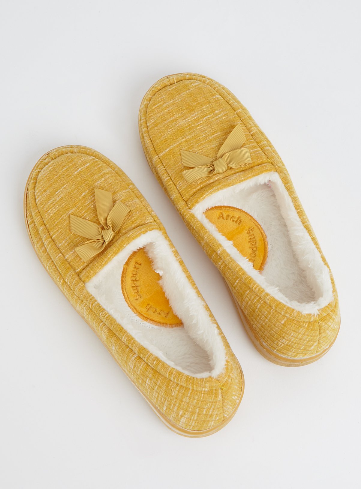 Ochre Yellow Arch Support Full Slippers Review