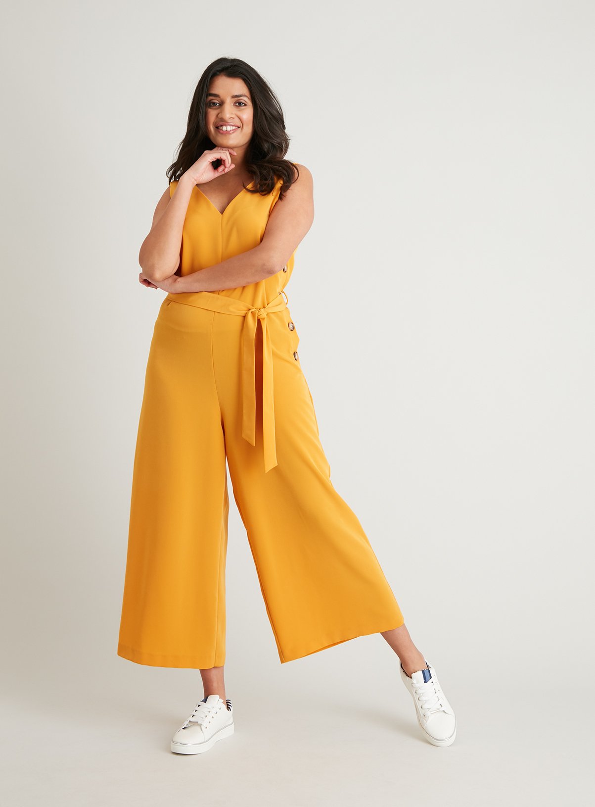 jumpsuit with buttons on side
