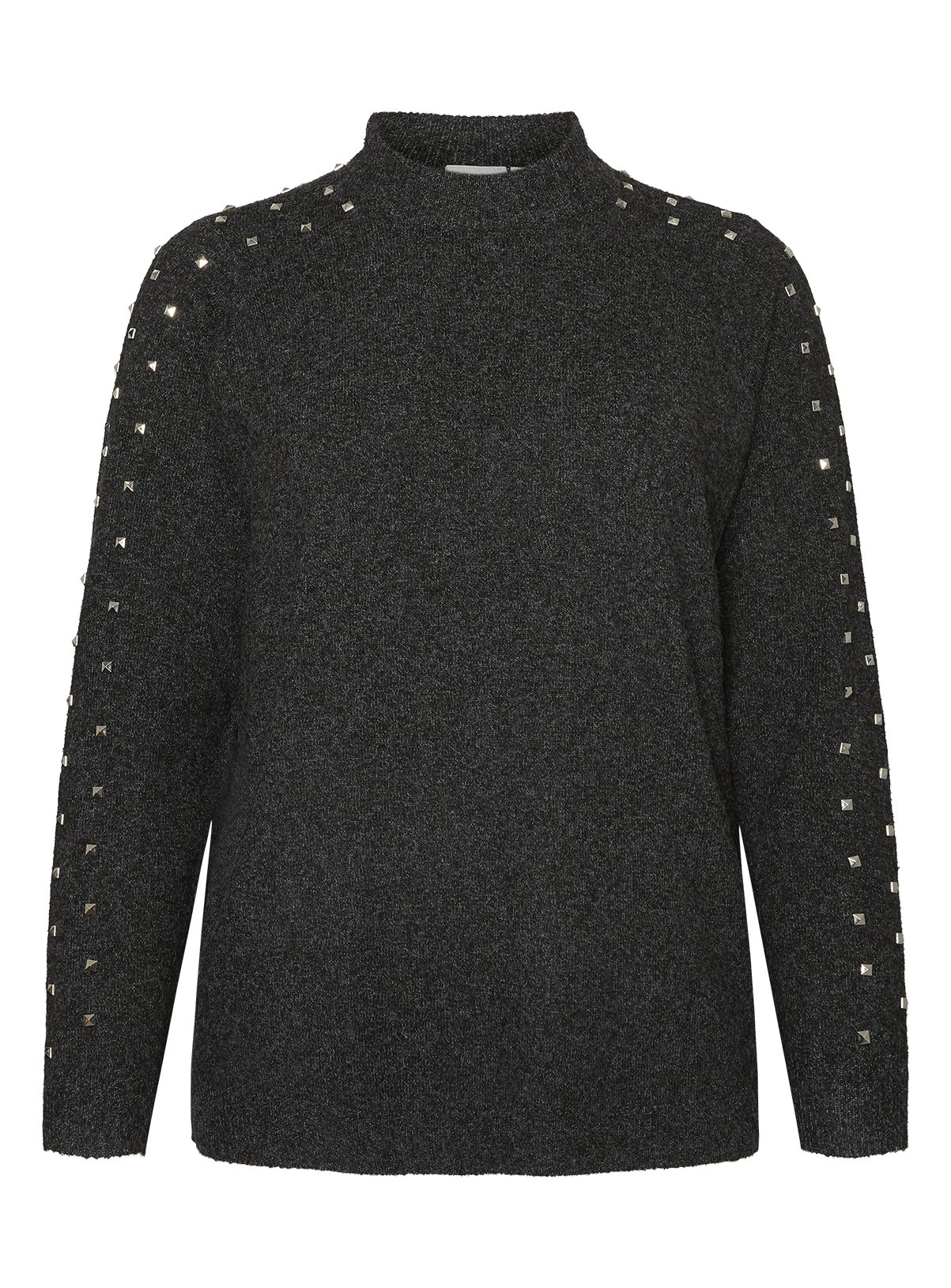 JUNAROSE Dark Grey Studded Knit Jumper Review