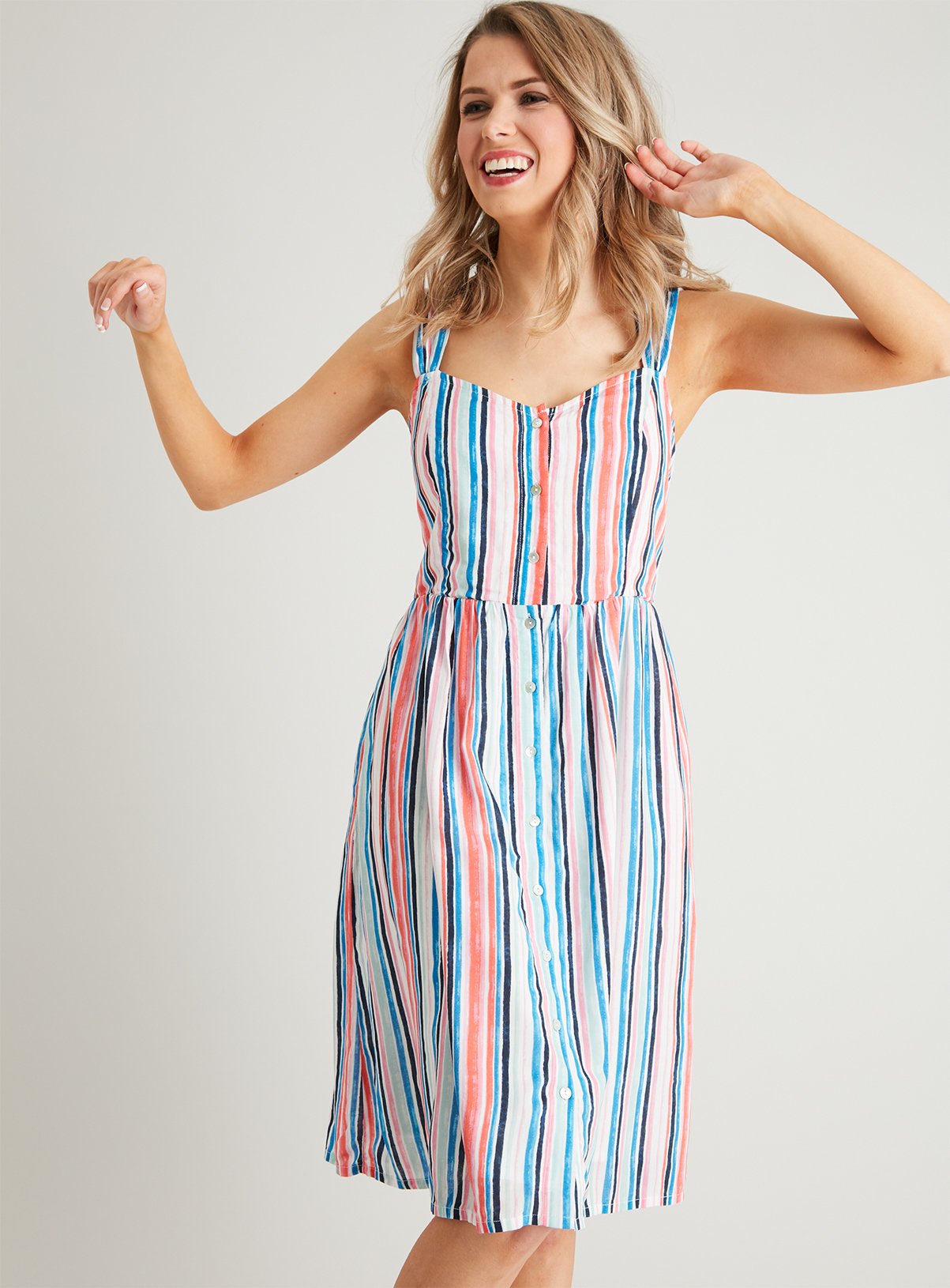 pastel pink sundress