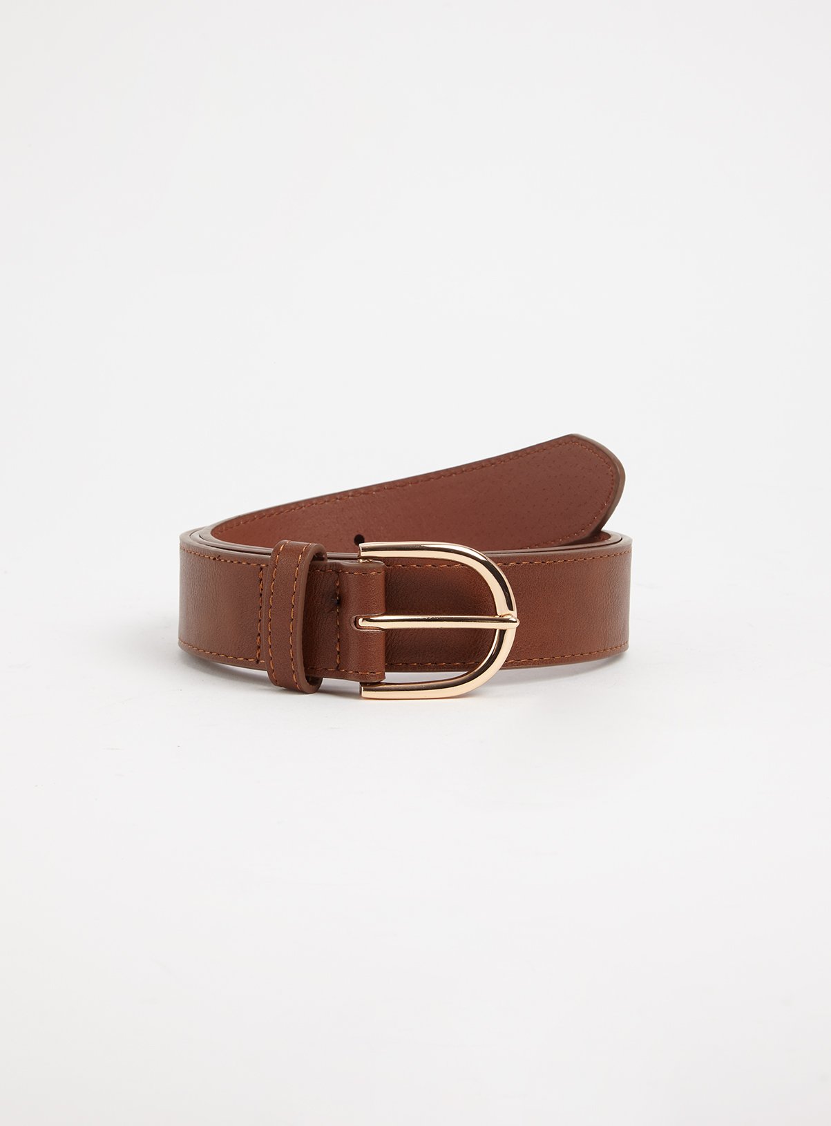 Tan Faux Leather Belt Review