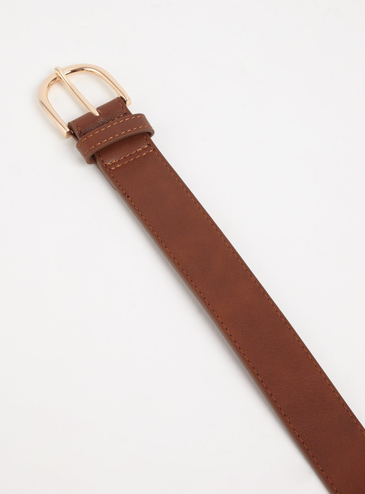 Tan Faux Leather Belt Review