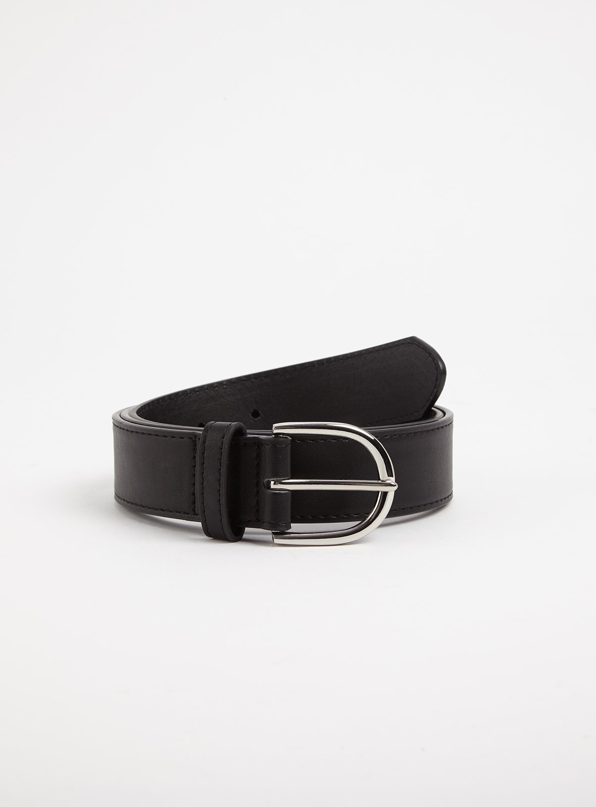 Black Faux Leather Belt Review