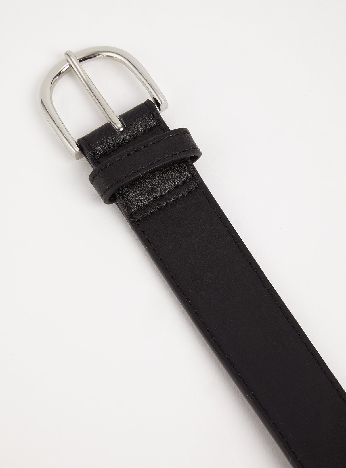 Black Faux Leather Belt Review