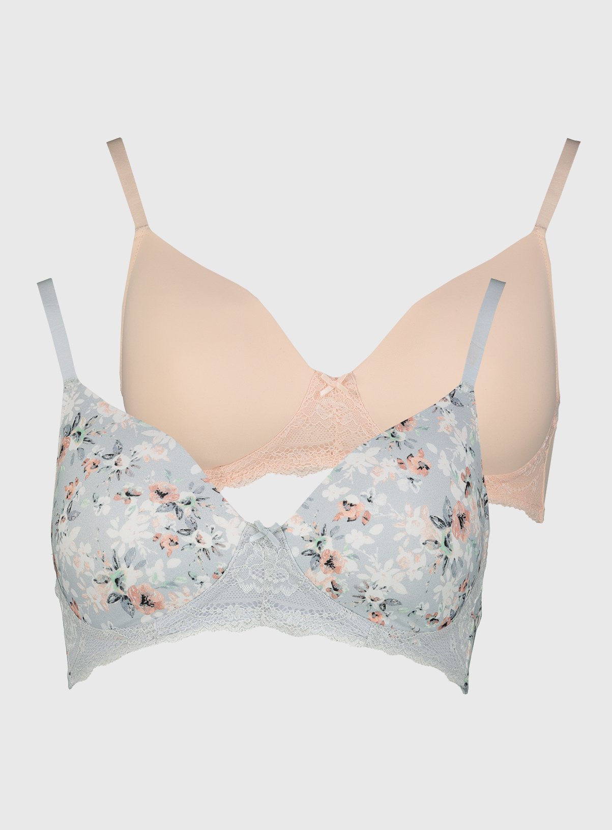 Floral Print & Pink Post Surgery Smoothing Bra 2 Pack Review